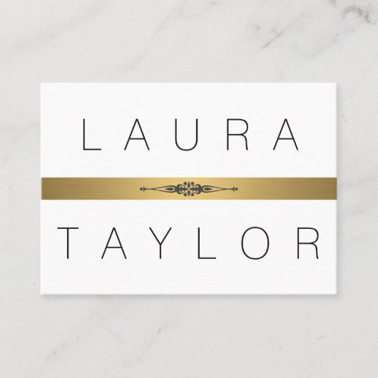 Ausgezeichnet und Gold Lux Visitenkarte (Vorderseite)