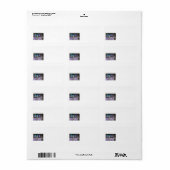 Ausgezeichnete Adressbezeichnungen Adressaufkleber (Vorne)