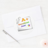 Ausgezeichnete Arbeit A+ Aufkleber (Umschlag)