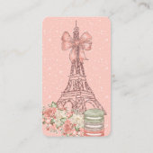 Ausgezeichnete französische Elegance Book Request Begleitkarte (Rückseite)