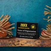 Ausgezeichnete Freiwilligkeit des Jahres Fotoplatte (Seite)