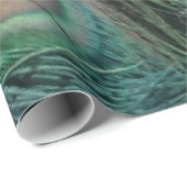 Ausgezeichnete Pfau-Federn Geschenkpapier (Rolleneckpunkt)