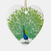 Ausgezeichnete Pfau-Kunst Keramikornament (Rechts)