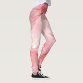 Ausgezeichnete rosa Marmorfarbe Leggings (Rechts)