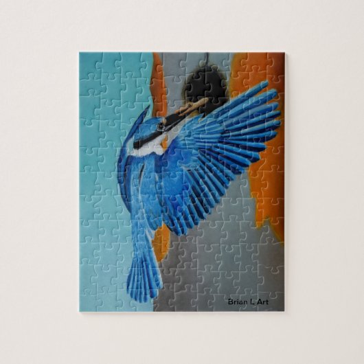 Ausgezeichneter Eisvogel Puzzle (Vertikal)