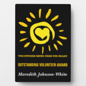 Ausgezeichneter Freiwilligenpreis Fotoplatte (Vorderseite)