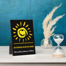 Ausgezeichneter Freiwilligenpreis Fotoplatte