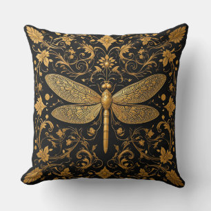 Ausgezeichneter Goldener Libelle für Zuhause & Sof Kissen