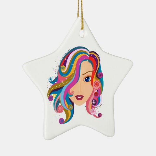Ausgezeichneter Hoffnungs-Stern Keramikornament (Rechts)