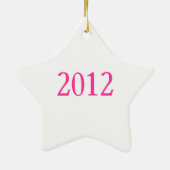 Ausgezeichneter Hoffnungs-Stern Keramikornament (Hinten)