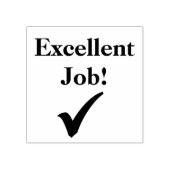 Ausgezeichneter Job-Karo Gummistempel (Prägung)