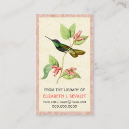 Ausgezeichneter Kolibri-personalisierte Visitenkarte