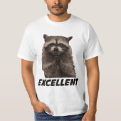 Ausgezeichneter schlechter Darstellungs-Waschbär T-Shirt (Vorderseite)