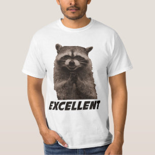 Ausgezeichneter schlechter Darstellungs-Waschbär T-Shirt