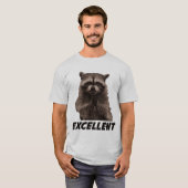 Ausgezeichneter schlechter Darstellungs-Waschbär T-Shirt (Vorne ganz)
