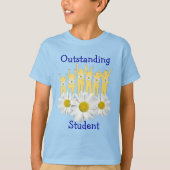 Ausgezeichneter Student - Daisy Blooms T - Shirt (Vorderseite)