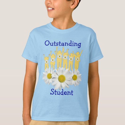 Ausgezeichneter Student - Daisy Blooms T - Shirt (Vorderseite)