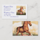 Ausgezeichnetes Einhorn Visitenkarte (Vorne/Hinten)