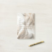 Ausgezeichnetes Elfenbein zu erledigen Post-it Klebezettel (Auf Schreibtisch)