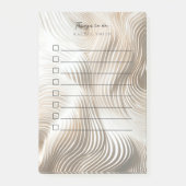 Ausgezeichnetes Elfenbein zu erledigen Post-it Klebezettel (Vorderseite)