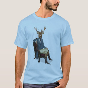 Ausgezeichnetes Hirsch Vollständig 3 T-Shirt
