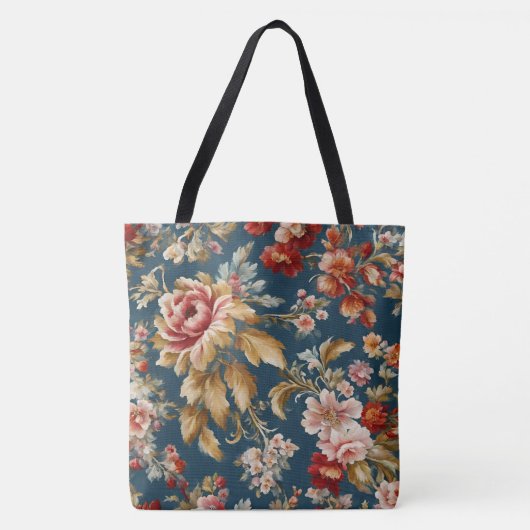 Ausgezeichnetes italienisches, schönes Blumendesig Tasche (Vorderseite)