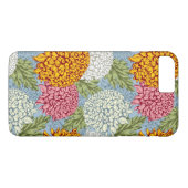 Ausgezeichnetes Muster mit Chrysanthemen Case-Mate iPhone Hülle (Rückseite (Horizontal))