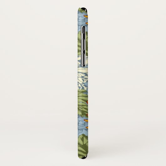 Ausgezeichnetes Muster mit Chrysanthemen Case-Mate iPhone Hülle (Hinten/Links)