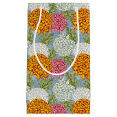 Ausgezeichnetes Muster mit Chrysanthemen Kleine Geschenktüte (Vorderseite)