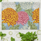Ausgezeichnetes Muster mit Chrysanthemen Küchentuch (Gefaltet)