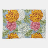 Ausgezeichnetes Muster mit Chrysanthemen Küchentuch (Horizontal)