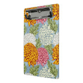 Ausgezeichnetes Muster mit Chrysanthemen Mini Klemmbrett (Gewinkelt2)