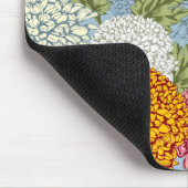 Ausgezeichnetes Muster mit Chrysanthemen Mousepad (Ecke)