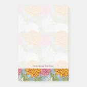 Ausgezeichnetes Muster mit Chrysanthemen Post-it Klebezettel (Vorderseite)