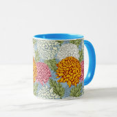 Ausgezeichnetes Muster mit Chrysanthemen Tasse (VorderseiteRechts)