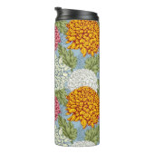 Ausgezeichnetes Muster mit Chrysanthemen Thermosbecher (Nach rechts gedreht)