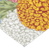 Ausgezeichnetes Muster mit Chrysanthemen Tischdecke (Schrägansicht)