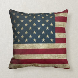 Ausgezeichnetes Vintages Flag-Kissen in den USA Kissen