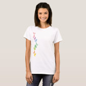 Ausgleich Retro Rainbow Chicks Spaß Custom T - Shi T-Shirt (Vorne ganz)