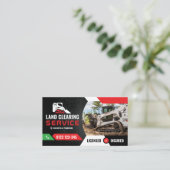 Ausgraben, Mulchen der Forstwirtschaft, Räumung de Visitenkarte (Stehend Vorderseite)