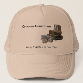 Ausgrabenfirmenslogan-Hut Truckerkappe
