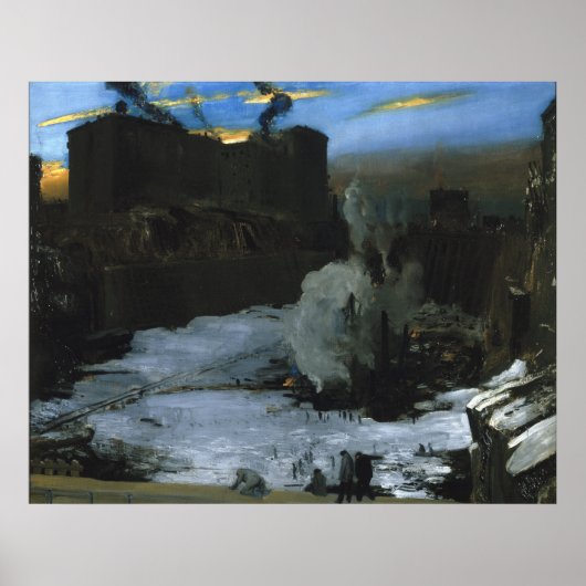 Ausgrabung des Bahnhofs Pennsylvania Poster (Vorne)