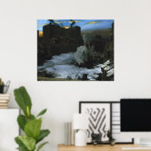 Ausgrabung des Bahnhofs Pennsylvania Poster (Heimbüro)