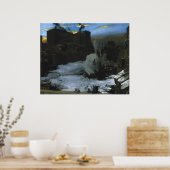 Ausgrabung des Bahnhofs Pennsylvania Poster (Küche)