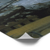 Ausgrabung des Bahnhofs Pennsylvania Poster (Ecke)