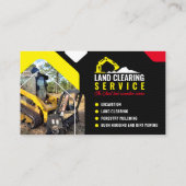 Ausgrabung, Forstwirtschaft, Landverwertung Visitenkarte (Rückseite)