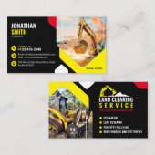 Ausgrabung, Forstwirtschaft, Landverwertung Visitenkarte (Vorne/Hinten)