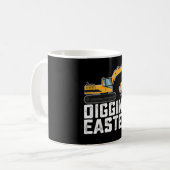 Ausgrabungsgrabungsgrabungsjagd Egg Funny Kaffeetasse (Vorderseite Links)
