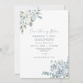 AUSHA etwas Blau bevor ich Brautparty mache Einladung (Vorderseite)