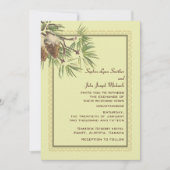 Aushalten der Hochzeits-Einladung Einladung (Vorderseite)